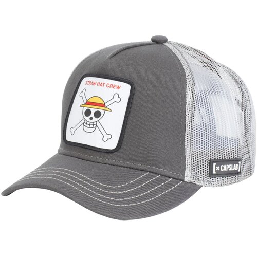 Capslab Kape s &amp;scaron;iltom One Piece Trucker Cap Siva Slike