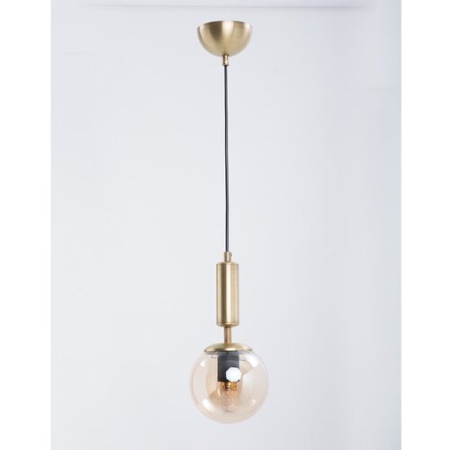 Squid Lighting rumena/v zlati barvi viseča svetilka s steklenim senčnikom ø 15 cm hector – Cene