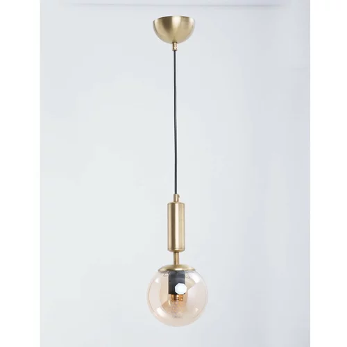 Squid Lighting Rumena/v zlati barvi viseča svetilka s steklenim senčnikom ø 15 cm Hector –