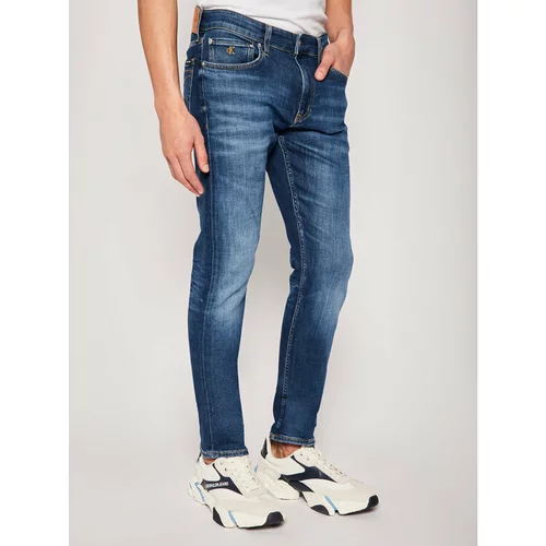 Calvin Klein Jeans Jeans hlače Da142 J30J315354 Mornarsko modra Slim Fit