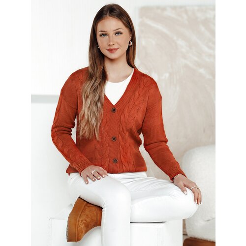 DStreet Sweter damski rozpinany RUSTICHE rudy Cijene