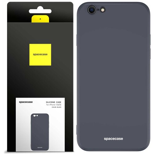 Spacecase SILIKONSKI OVITEK ZA IPHONE 7 8 SE ZAŠČITNI OVITEK ČRN, (21963767) Cene