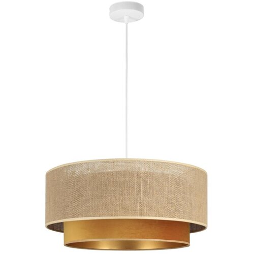  Visilica na sajli SARTA 1xE27/60W/230V prečnik 45 cm bakarna/juta Cene