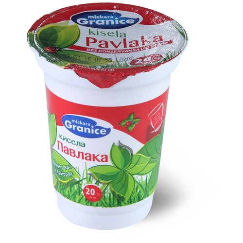 GRANICE Kisela pavlaka 20%mm casa 180g Cene