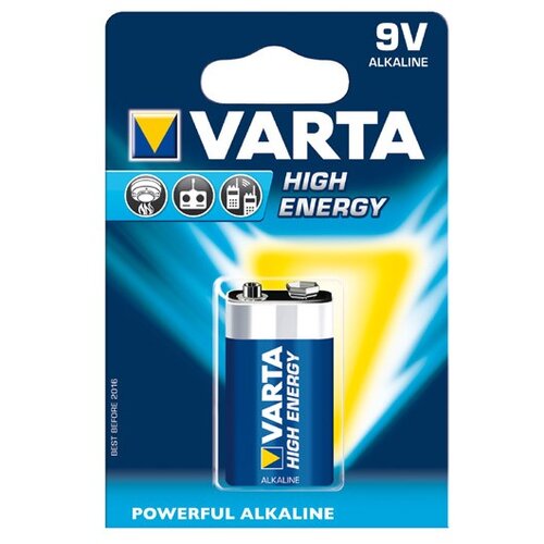 Varta High Energy baterija 9V / E-Block, 1 kos Cene