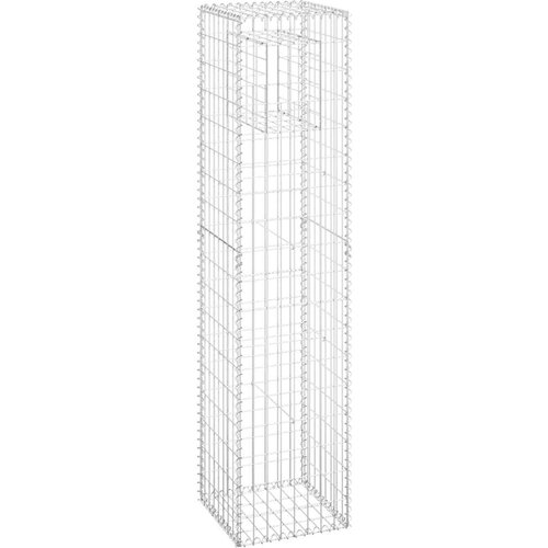 VidaXL gabionske stupne ko&amp;scaron;are 2 kom 40 x 40 x 180 cm željezne Slike