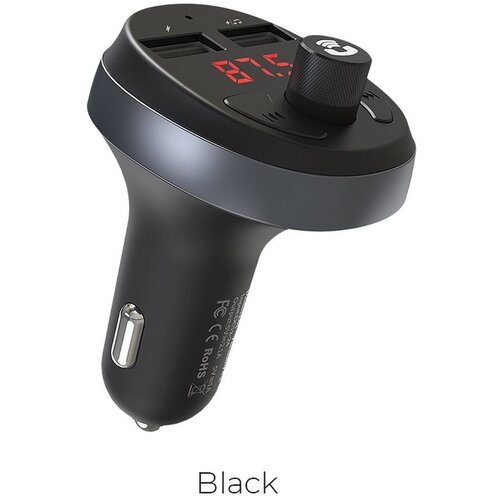 Hoco auto punjač + fm transmiter bluetooth . E41 crni Cene