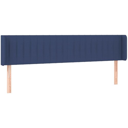 Maison Chic Vzglavna omarica - Nočna omarica - Posteljna omarica z u&scaron;esi modro 183x16x78/88 cm blago, (21712659) Cene