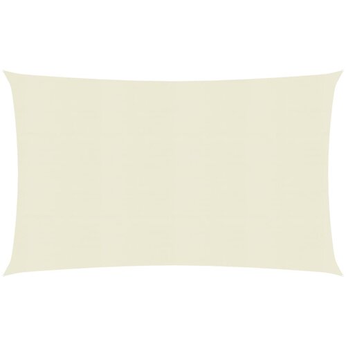 vidaXL Senčno jadro 160 g/m² krem 2,5x4,5 m HDPE, (20609773) Cene