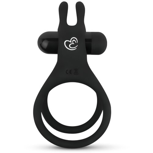 EasyToys - Men Only dvostruki vibrirajući prsten za penis sa zečjim u&amp;scaron;ima Share Ring Slike
