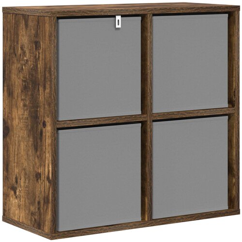  Kreveta s ladicama Dimljeni hrast 59,5 x 27 x 57 cm Slike