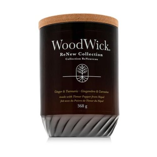 WoodWick ReNew Collection Ginger &amp;amp; Turmeric 368 g di&amp;scaron;eča svečka Slike