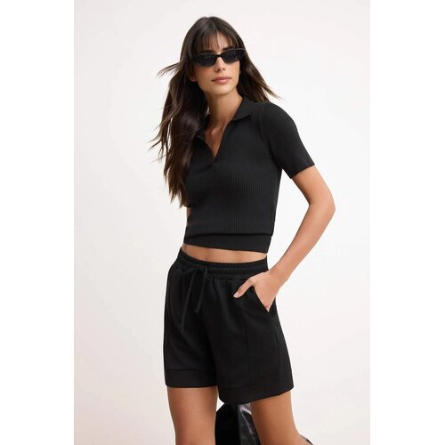 TRENDYOLMILLA ženski &amp;scaron;orts Twoss26Sr00028, crna Slike