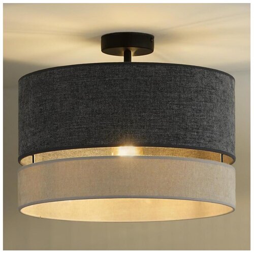  Duolla - Plafonski luster DOUBLE 1xE27/15W/230V, prečnik 40 cm, siva Cene