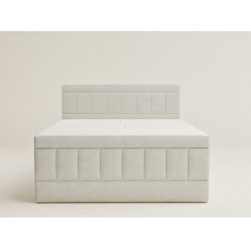 Maison de R&amp;ecirc;ve Bež boxspring postelja s prostorom za shranjevanje 160x200 cm Caya &amp;ndash; Slike