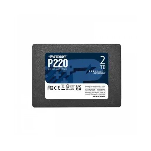 Patriot ssd 2.5 SATA3 2TB P220 550MBs/500MBs P220S2TB25 Slike