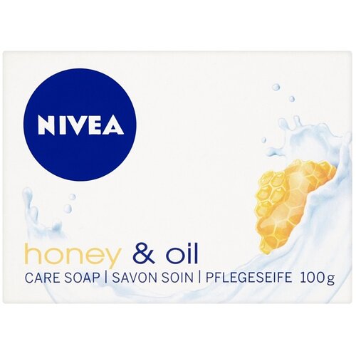 Nivea Honey &amp;amp; Oil trdo milo 100 g Slike