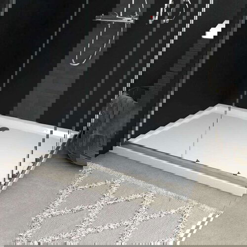 vidaXL Pravokotna ABS tuš kad bela 80x120 cm Cene