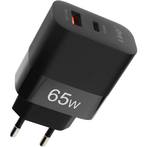 LINQ Omrežni polnilec 65 W USB Port Quick Charge 3.0 Port USB-C Power Delivery, - bel, (20650988) Slike