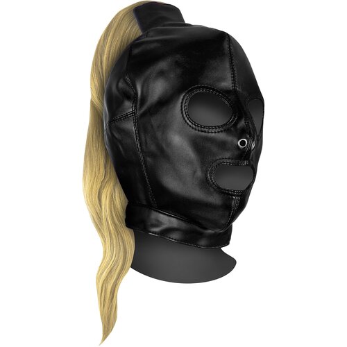Ouch! xtreme mask with blonde ponytail black Cijene