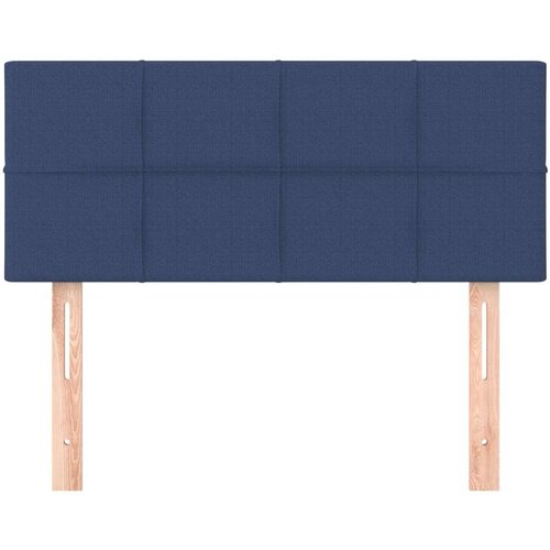  Uzglavlje plavo 90x5x78/88 cm od tkanine Slike
