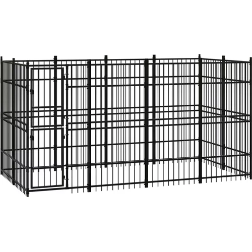  vanjski kavez za pse čelični 7,37 m²