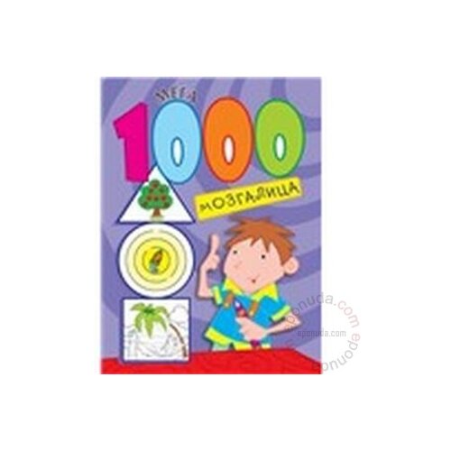 Mono &amp;amp; Manjana 1000 mega mozgalica knjiga Slike