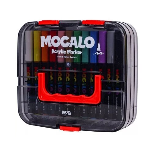 M&amp;amp;G Markeri akrilni Liquid Brush set 36 boja MOCALO APMT80K0 Slike