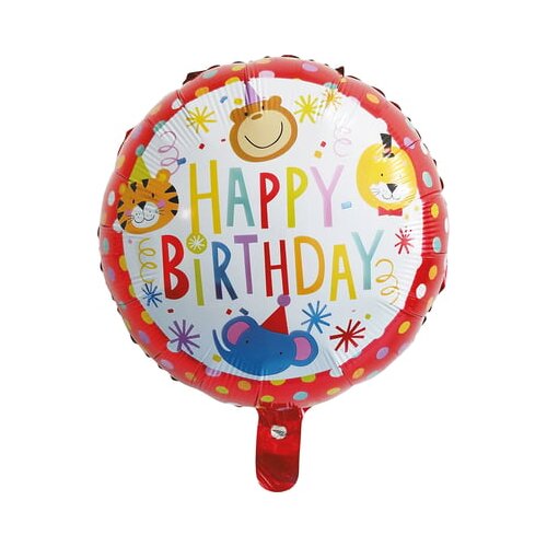 TIB Heyne Balon iz folije "Happy Birthday", motiv živali Cene