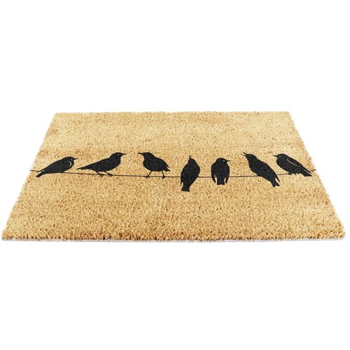 Artsy Doormats Predpražnik iz kokosovih vlaken 40x60 cm Birds On a Wire &amp;ndash; Slike