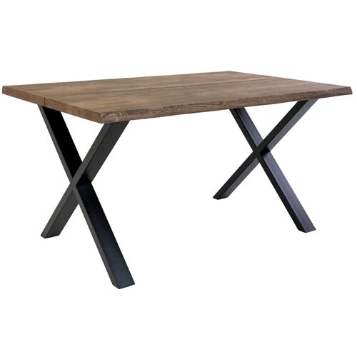 House Nordic blagovaonski stol s pločom od punog hrasta toulon smoked, 140 x 95 cm Cijene