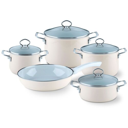 RIESS GARNITURA / SET POSODE 5 DELNA AVORIO Cene