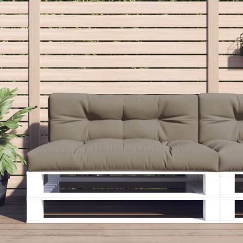  The Living Store Blazina za kavč iz palet taupe 120x40x12 cm - Blazina Za Palete, (21487249) Slike