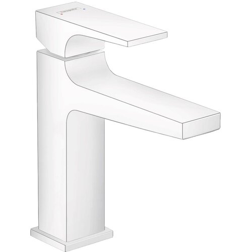 Hansgrohe armatura za umivalnik z zgornjim delom sifona Metropol (32507670) - črna mat Slike