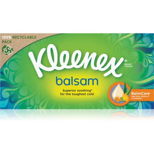 Kleenex Balsam Box papirnati robčki 64 kos