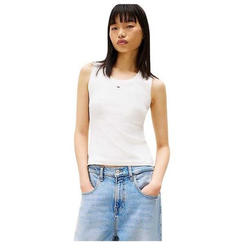 Tommy Hilfiger rebrasti ženski top THDW0DW20673-YBL Cene