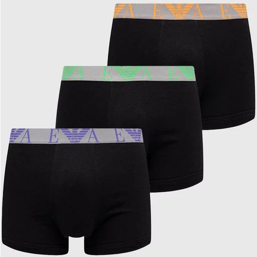 Emporio Armani Underwear Bokserice 3-pack za muškarce, boja: crna