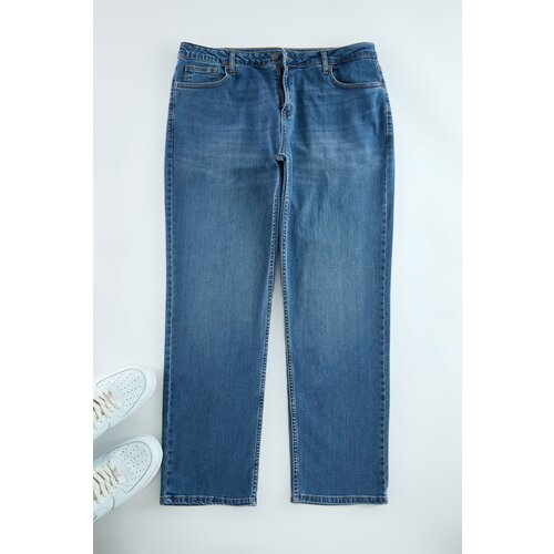 Trendyol Men's Indigo Regular Fit Plus Size Denim Denim Jeans Cijene