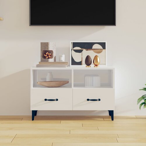 vidaXL TV ormarić sjajni bijeli 80 x 36 x 50 cm od konstruiranog drva Cijene