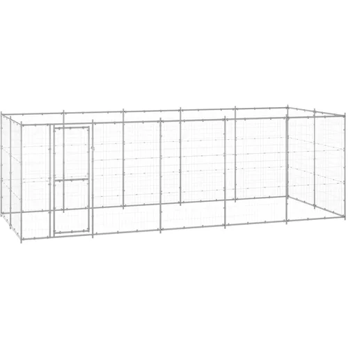  vanjski kavez za pse od pocinčanog čelika 12,1 m²