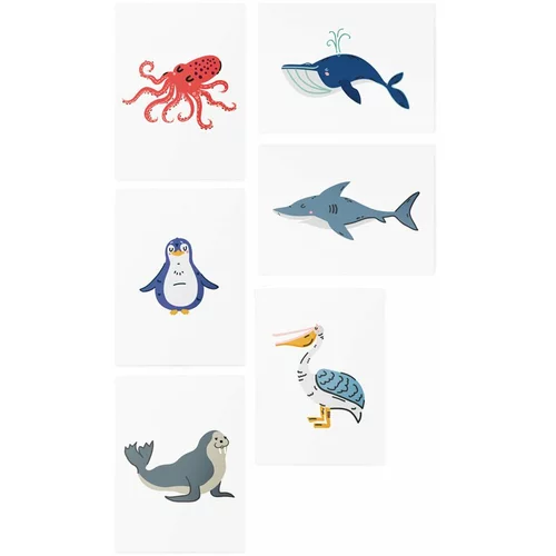 TATTonMe AR Set Ocean Animals tetovaža za djecu 3 y+ 6 kom