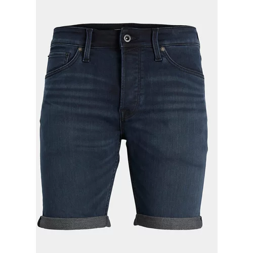 Jack & Jones Jeans kratke hlače Rick 12252178 Modra Regular Fit