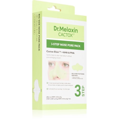 Dr. Melaxin Cactox 3-Step Nose Pore Pack maska za dubinsko či&scaron;ćenje za nos 3 kom Cijene