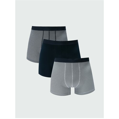 LC Waikiki Boxer Shorts - Dark blue - 3-pack Cene