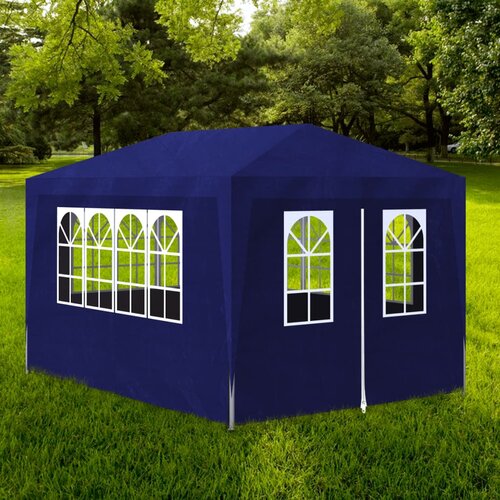 vidaXL Šator za zabave 3 x 4 m plavi Cijene