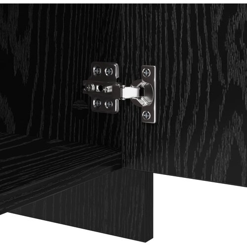  Kreveta 2 pcs Crni hrast 70 x 41 x 75 cm Konstruirano drvo Slike
