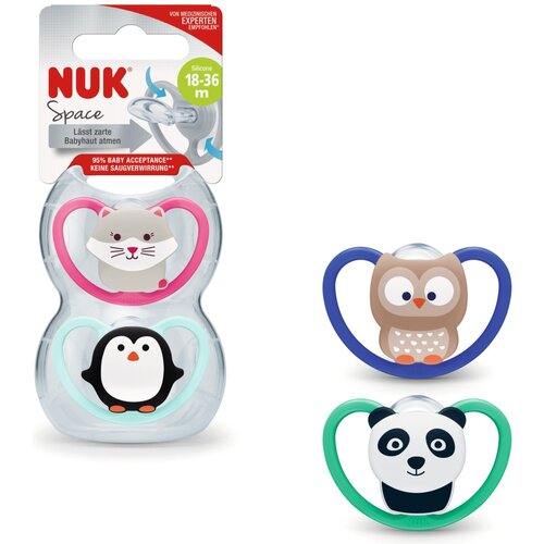 Nuk duda varalica - silikon Space s3 (18-36), 2 kom/box Cijene