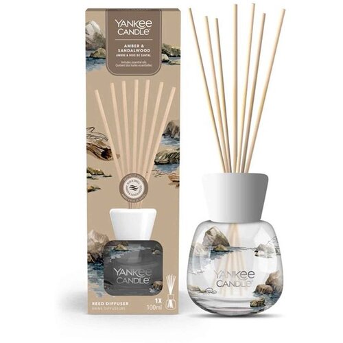 Yankee Candle Amber &amp;amp; Sandalwood Signature difuzor s &amp;scaron;tapićima 100 ml Slike