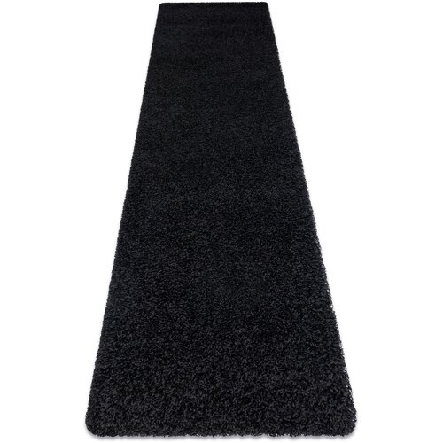RugsX Preproge Tekač, Tekač SOFFI košati 5cm črna - 80x300 cm Črna Cene