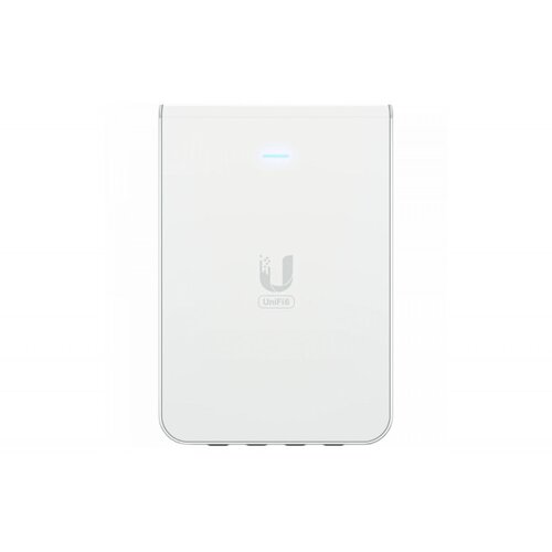 Ubiquiti UniFi6 In-Wall. Wall-mounted WiFi 6 access point with a built-in PoE switch. Cene